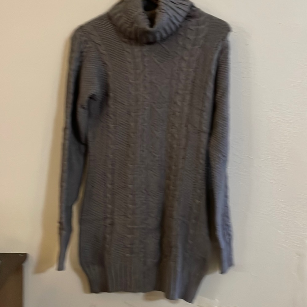 Rocorose Women's Turtleneck Sweater Long Sleeve Slim Fit Solid Pullovers New Tag